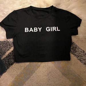 Baby girl crop top